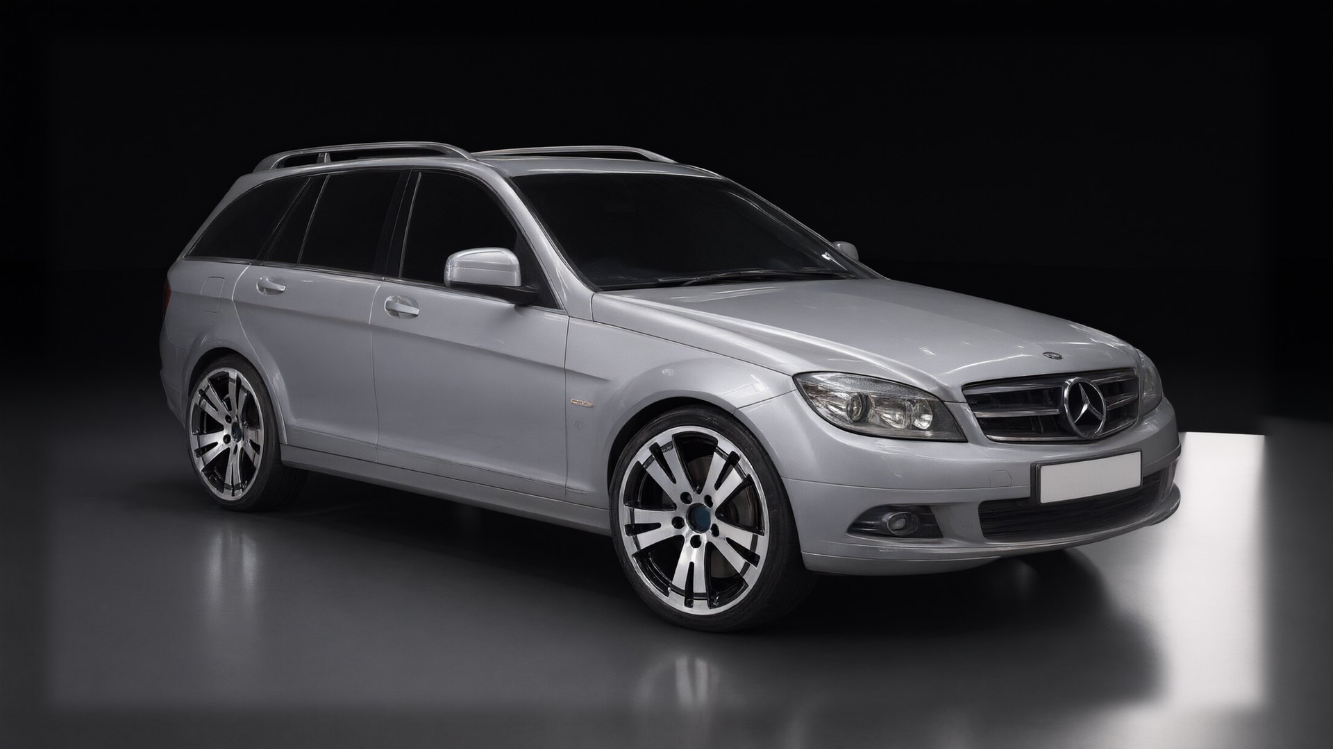 Visualización del exterior del Mercedes cuidado