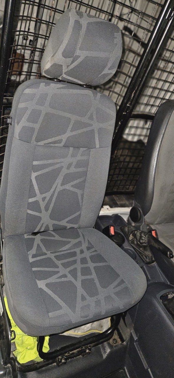 Estado posterior del asiento de tela