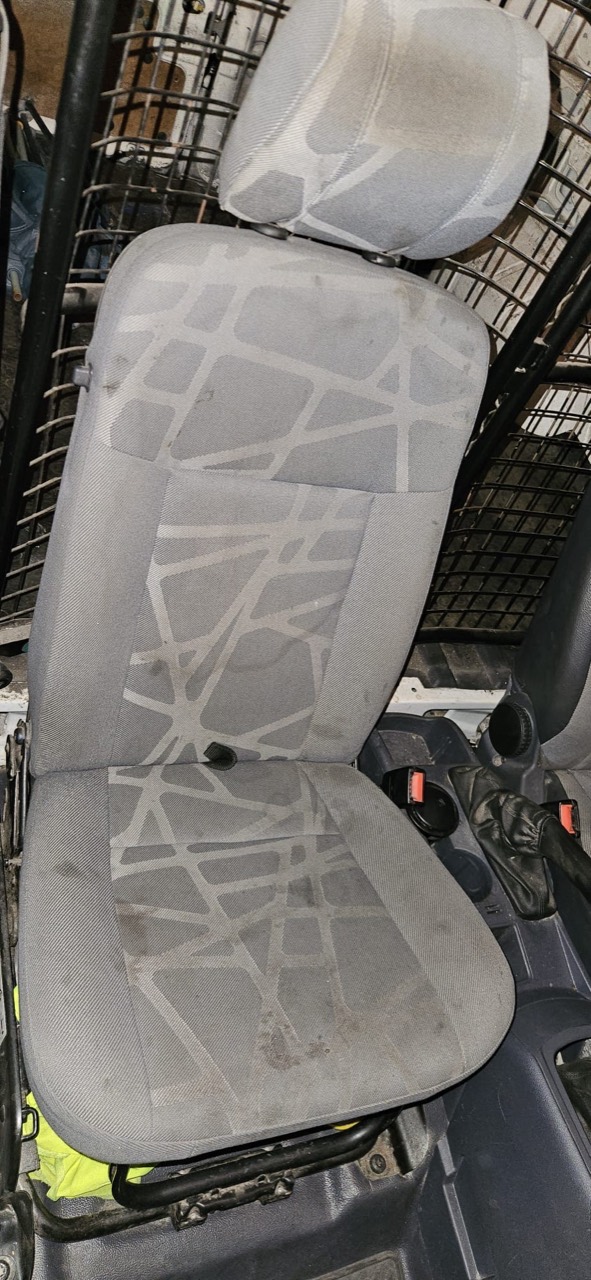 Estado anterior del asiento de tela